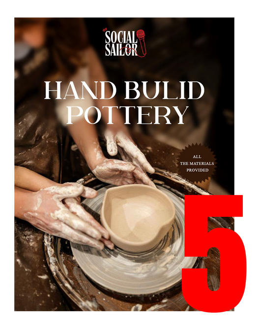 Hand Built Pottery Date - For Couples and Friends