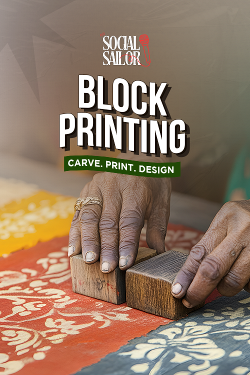 Block Printing Date - For Couples and Friends