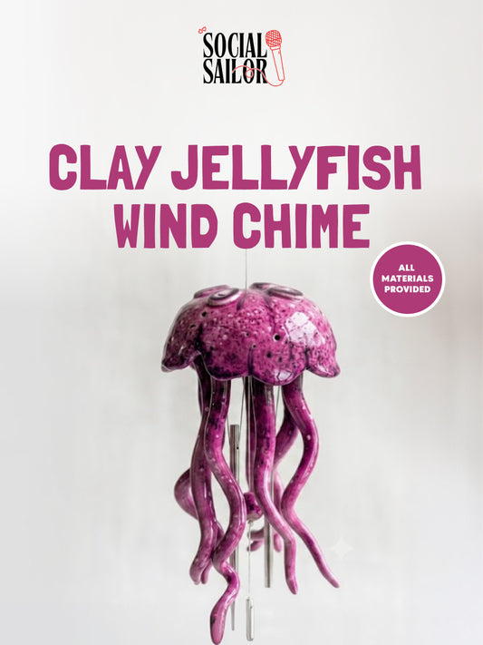 Clay Jellyfish Wind Chime