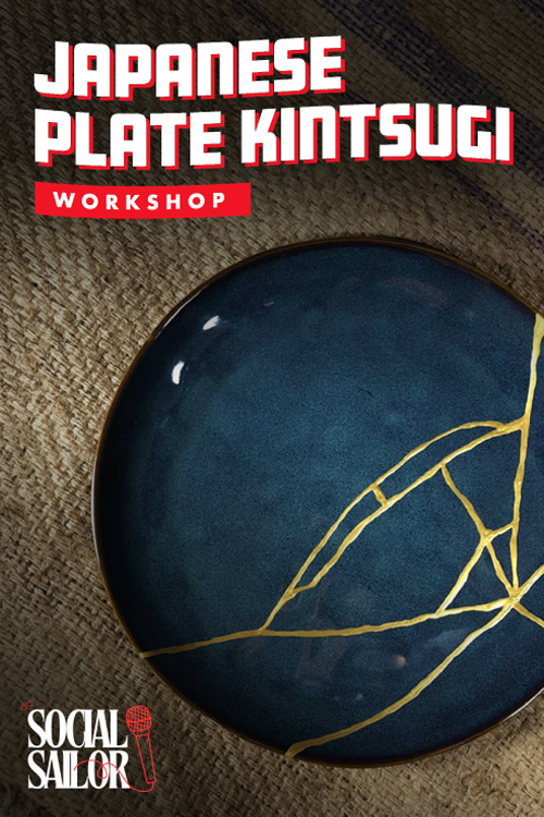 Japanese Kintsugi Plate