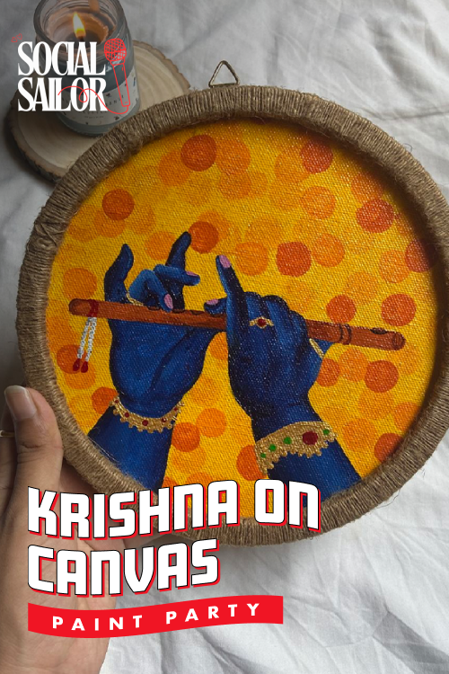 Krishna on Canvas