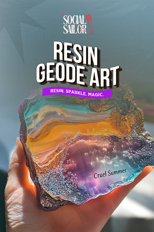 Resin Geode Art Date
