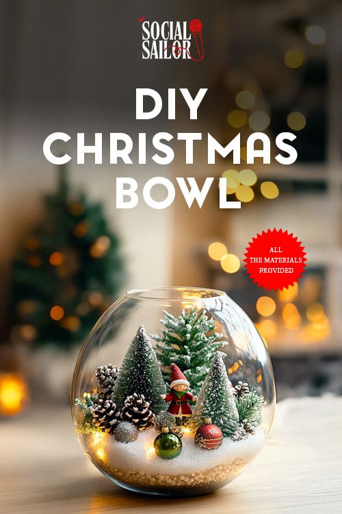 DIY Christmas in a Bowl
