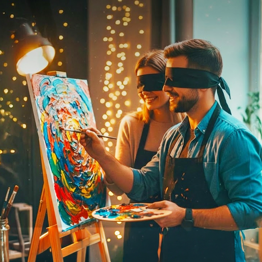 Blindfold art date