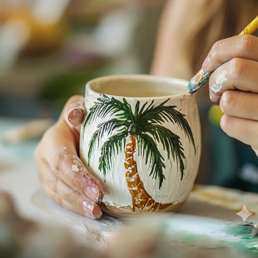 Pottery Painting Date - For Couples and Friends