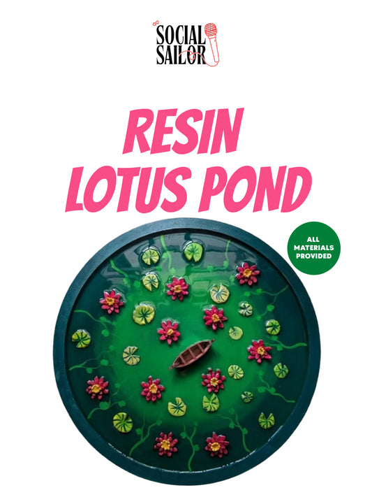 Resin Lotus Pond