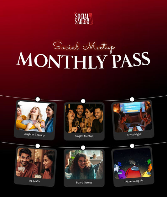 Social Meetup Monthly Pass