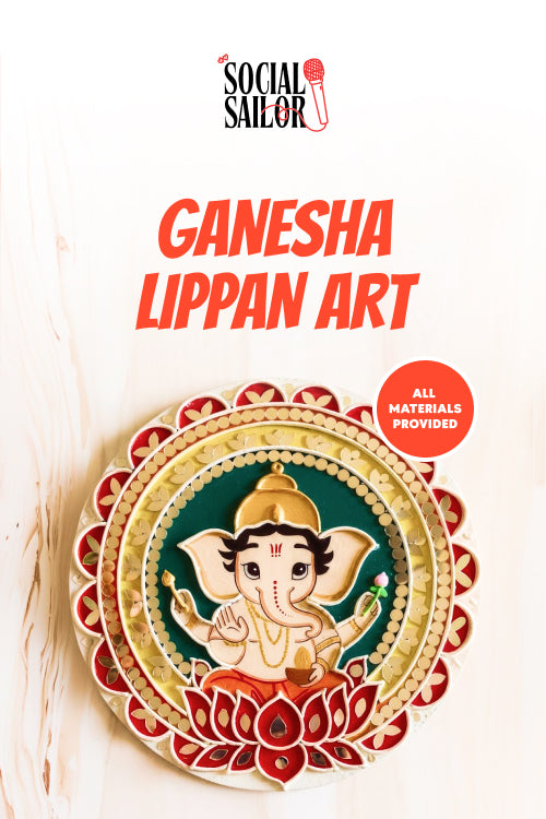 Ganesha Lippan Art