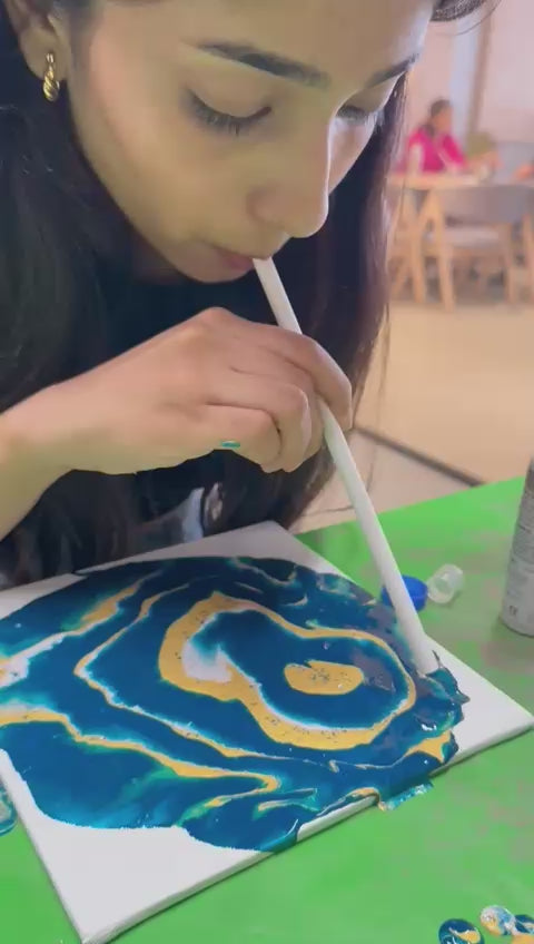 Fluid Art Date for Couples and Friends