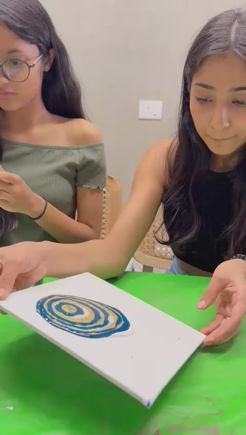 Fluid Art Date for Couples and Friends