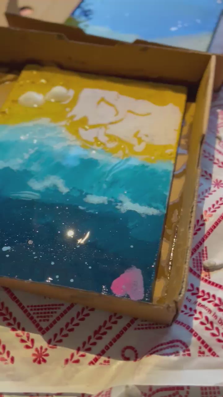 Resin Beach Art Date